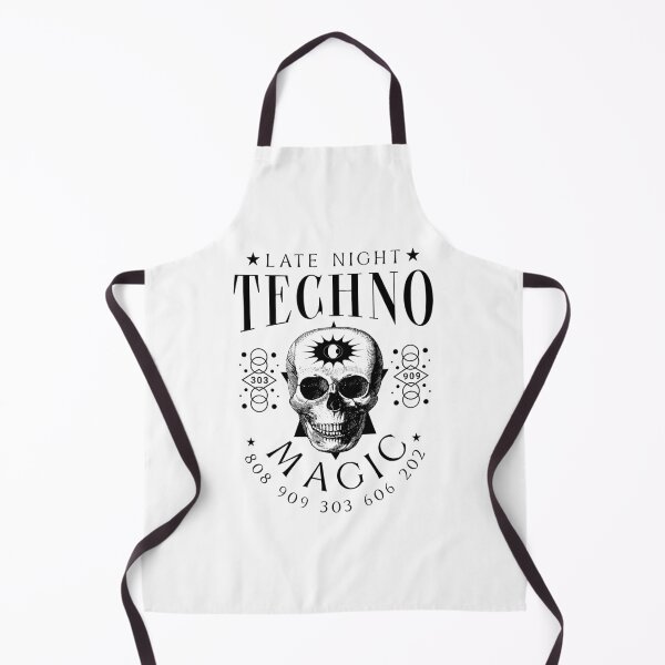 Item preview, TECHNO - Late Night Magic (Black) designed and sold by Discothreadz.