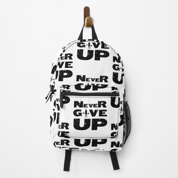 Item preview, never give up designed and sold by Bartłomiej Bogacz.