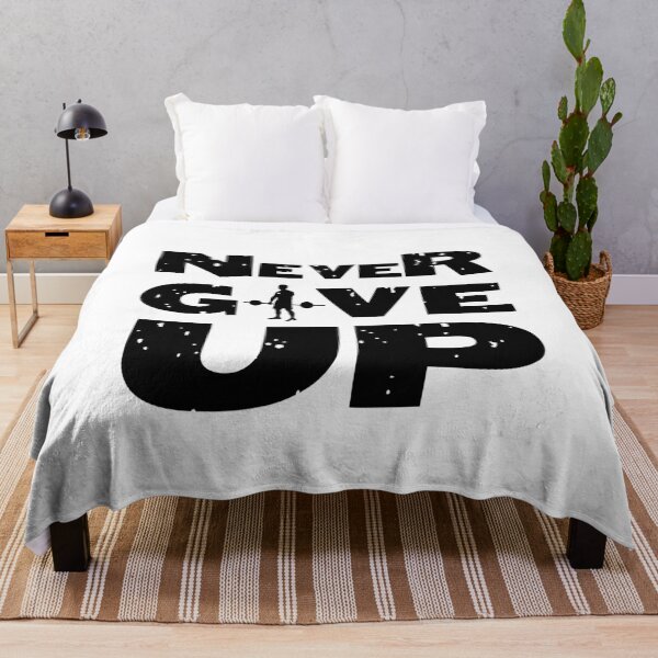 Item preview, never give up designed and sold by Bartłomiej Bogacz.