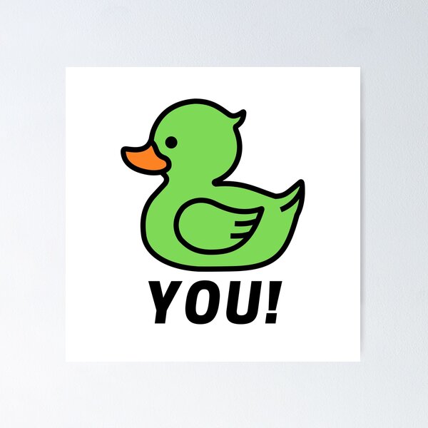 Item preview, Neon Green Rubber Duckie - Duck You! designed and sold by DavidsDucks.