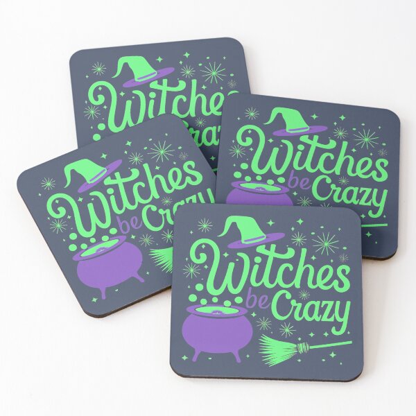 Item preview, "Witches Be Crazy" Halloween designed and sold by Brainless Art.
