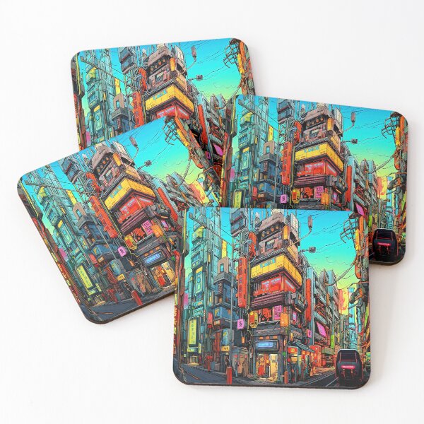 Item preview, Cyberpunk City Block designed and sold by AfroMatic.