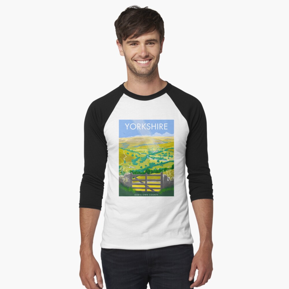 Item preview, Baseball ¾ Sleeve T-Shirt designed and sold by smillership.