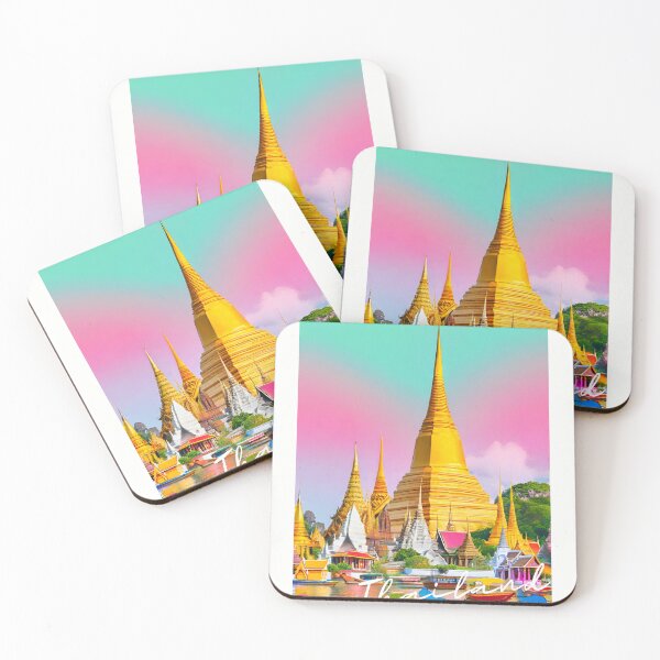 Item preview, World travel fly to Thailand ,Asia  in colorful  chedii  brafdesign  designed and sold by Brafdesign.