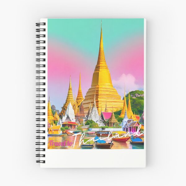 Item preview, World travel fly to Thailand ,Asia  in colorful  chedii  brafdesign  designed and sold by Brafdesign.