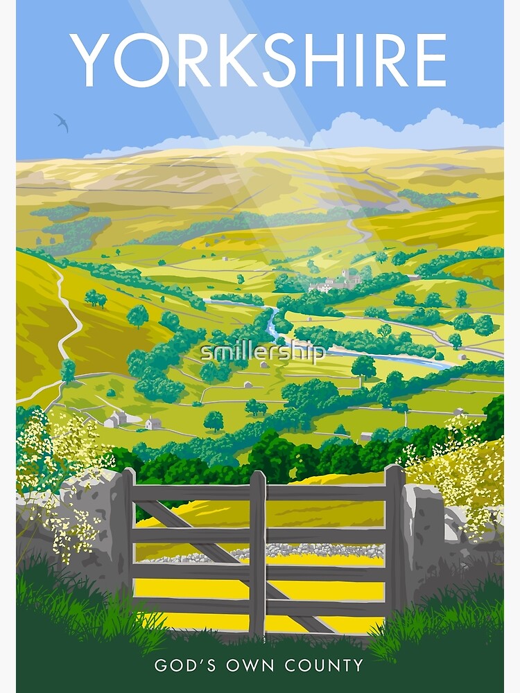 Thumbnail 3 of 3, Photographic Print, Yorkshire designed and sold by smillership.