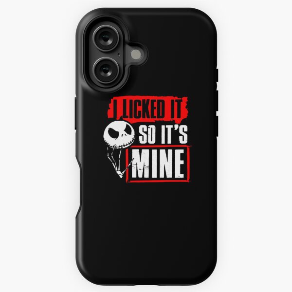 Aperçu de l'œuvre Je l'ai léché donc c'est à moi drôle Jack Skellington Halloween créée et vendue par ANNEHART12.