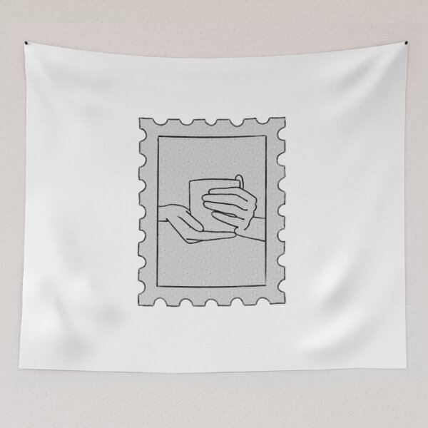 Item preview, Pottery postage stamp designed and sold by Happyclayco.