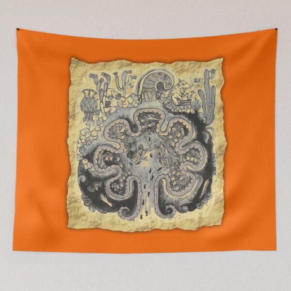 Item preview, Chicomoztoc Map designed and sold by mixMixtli.