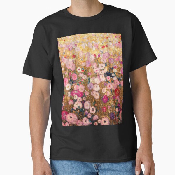 Item preview, Jardin de fleurs roses Gustav Klimt designed and sold by maniacfitness.