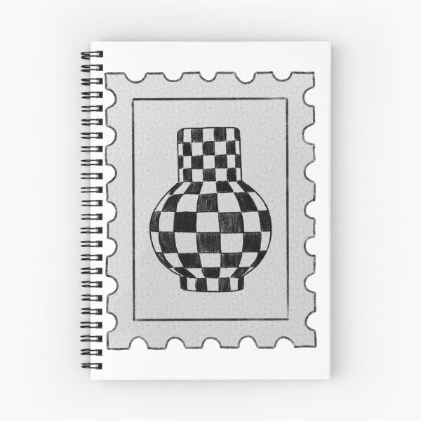 Item preview, Checkered postage stamp designed and sold by Happyclayco.