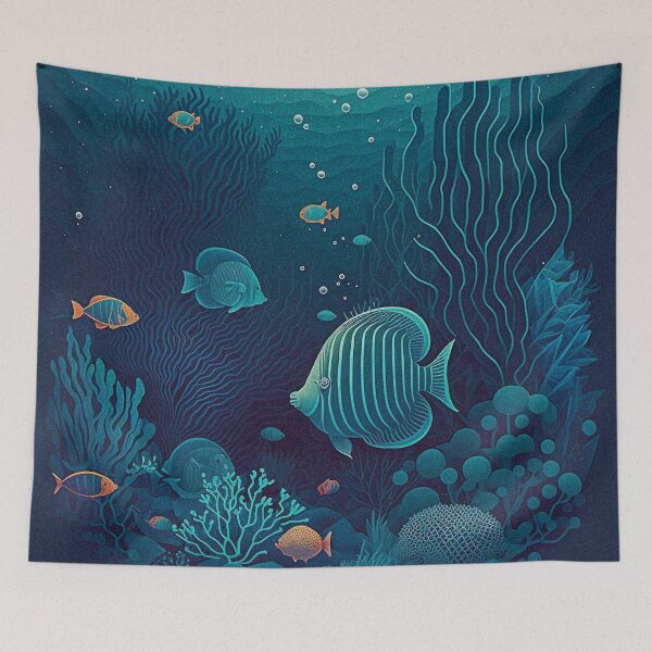 Item preview, Ocean underwater world sea designed and sold by fuzzyfox.