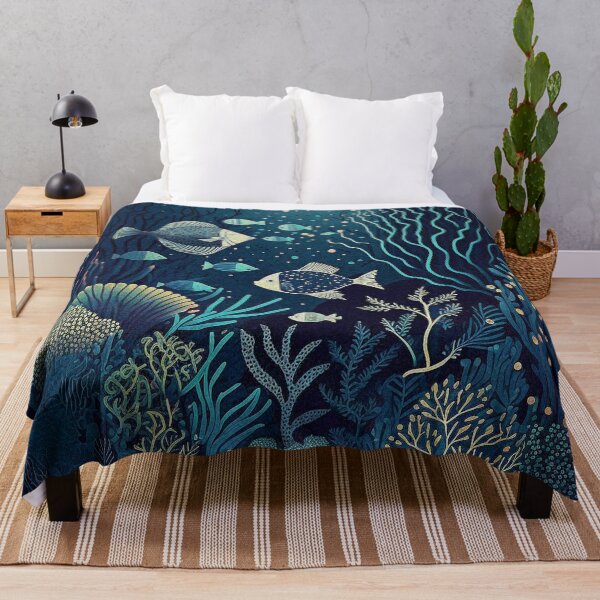 Item preview, Ocean underwater world sea  designed and sold by fuzzyfox.
