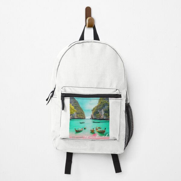 Item preview, World travel fly to Thailand, Asia in colorful  Sea with mountain  brafdesign  designed and sold by Brafdesign.