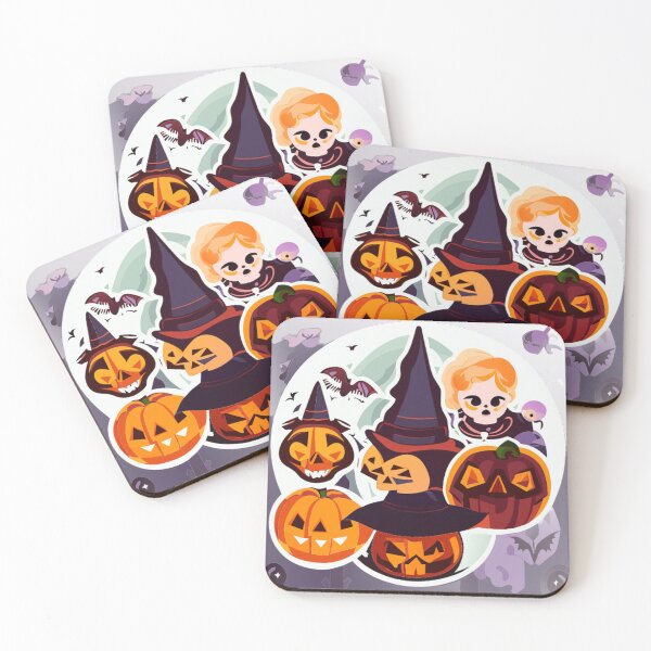 Item preview, Spooky Halloween Cartoon Set: Ghosts, Pumpkins, and More! designed and sold by Paladiin.