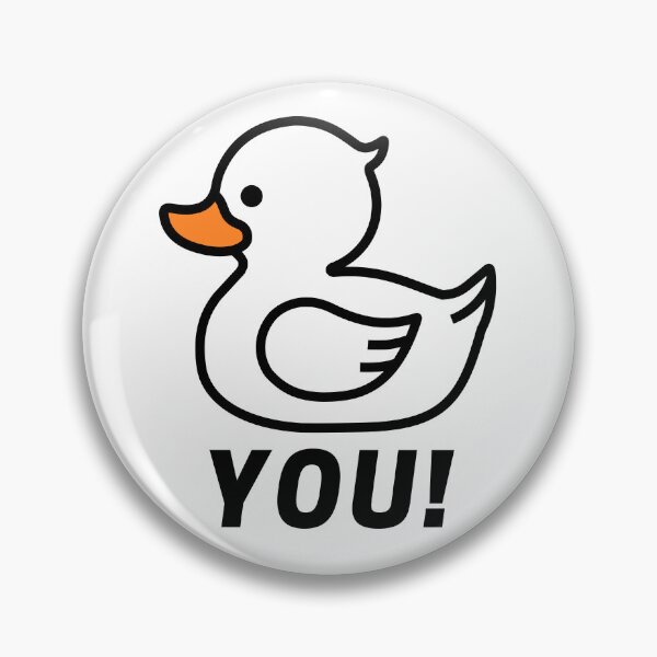 Item preview, White Rubber Duckie - Duck You! designed and sold by DavidsDucks.