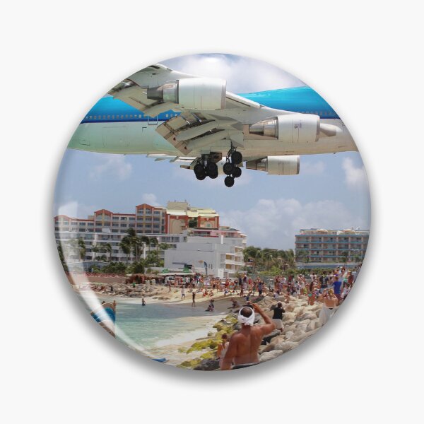 Item preview, St Maarten 747 Beach Art designed and sold by trqffic.