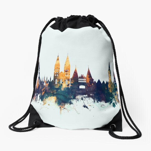 Item preview, Lubeck Germany Skyline designed and sold by ArtPrints.