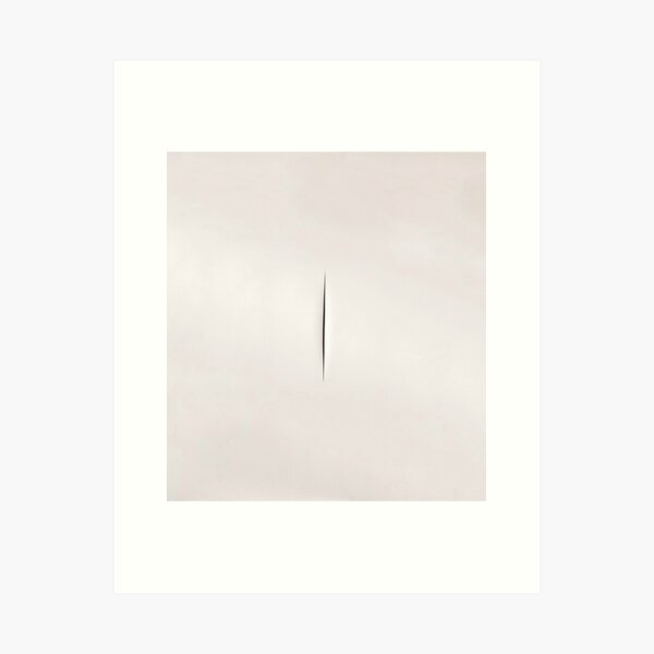 Item preview, Spatial Concept - Lucio Fontana designed and sold by LorenzoMercanti.