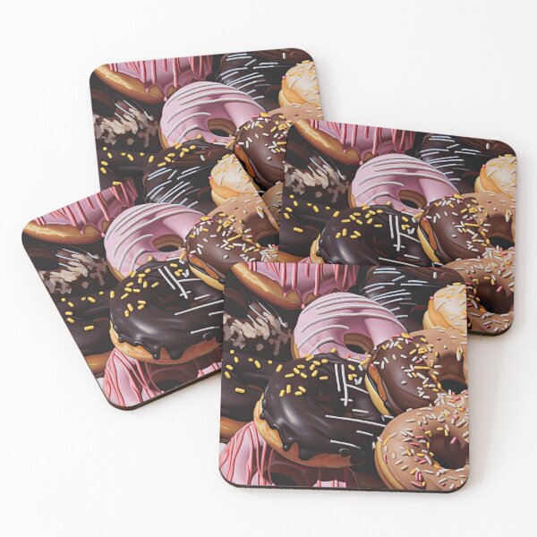 Item preview, Frosted Doughnuts Pattern designed and sold by Shannon Hilson.