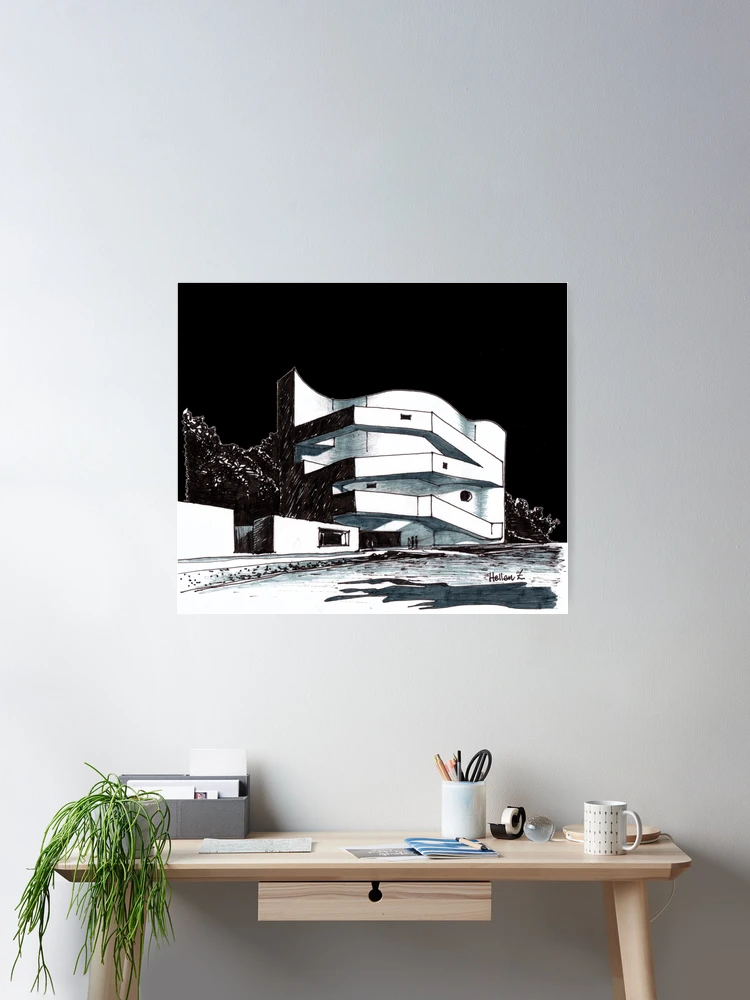 Alvaro Siza ink architecture drawing 