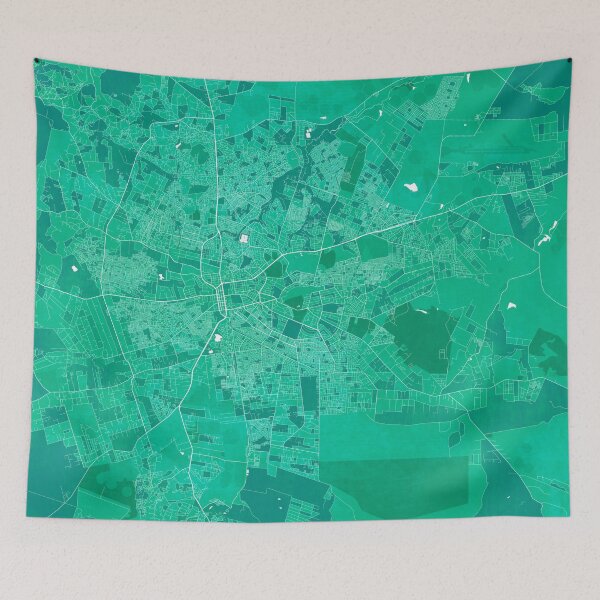 Item preview, Lusaka City Map of Zambia - Watercolor designed and sold by deMAP.