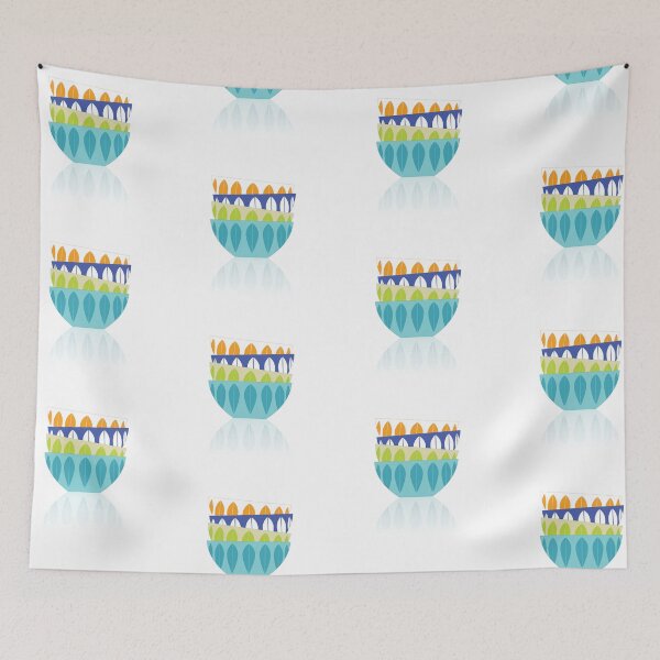 Item preview, Mid century Cathrine Holm bowls - Retro Scandinavian design  designed and sold by aprilfourth.