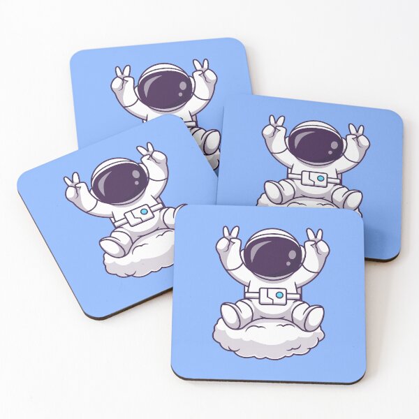 Item preview, Cute Astronaut Peace Gesture: Cartoon Vector Icon Illustration designed and sold by hjian8219.