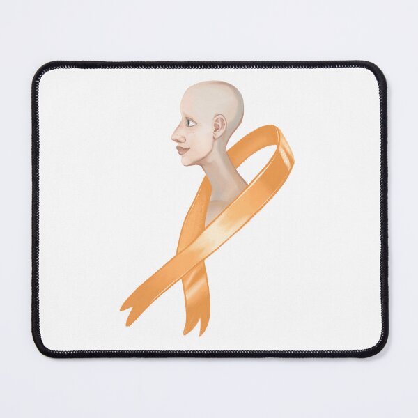 Item preview, Orange Cancer Ribbon Head designed and sold by AliceMermaid.