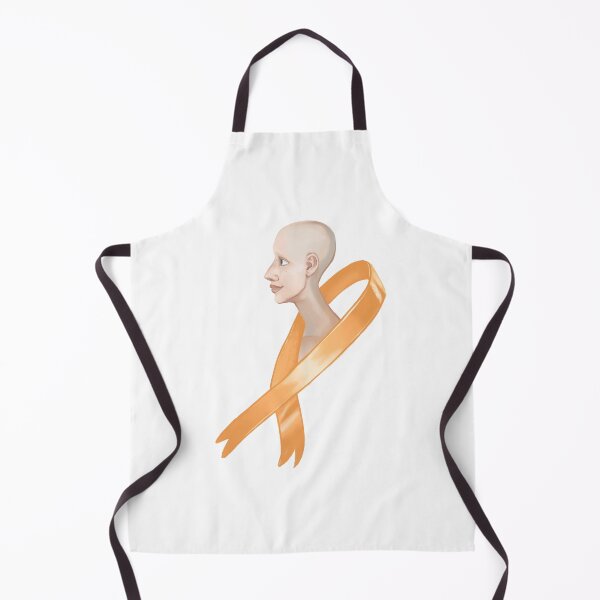Item preview, Orange Cancer Ribbon Head designed and sold by AliceMermaid.