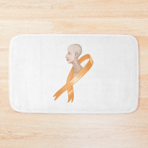 Item preview, Orange Cancer Ribbon Head designed and sold by AliceMermaid.
