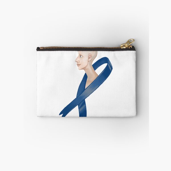 Item preview, Blue Cancer Ribbon Head designed and sold by AliceMermaid.