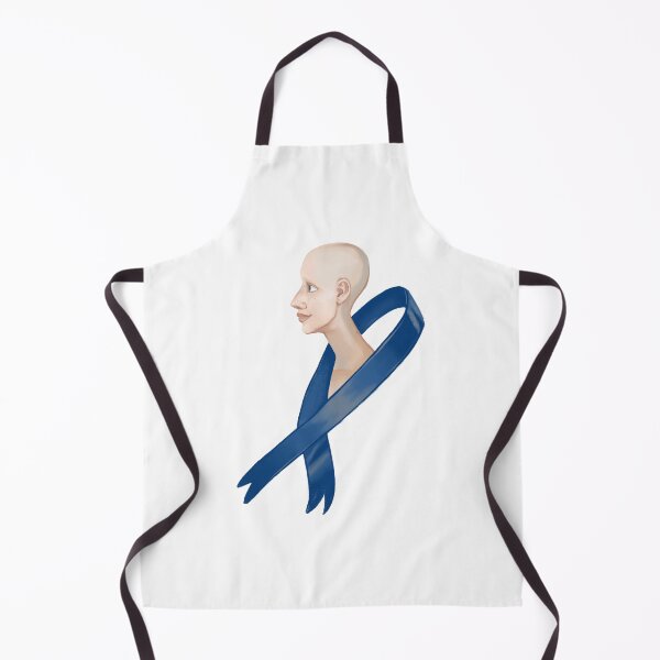 Item preview, Blue Cancer Ribbon Head designed and sold by AliceMermaid.