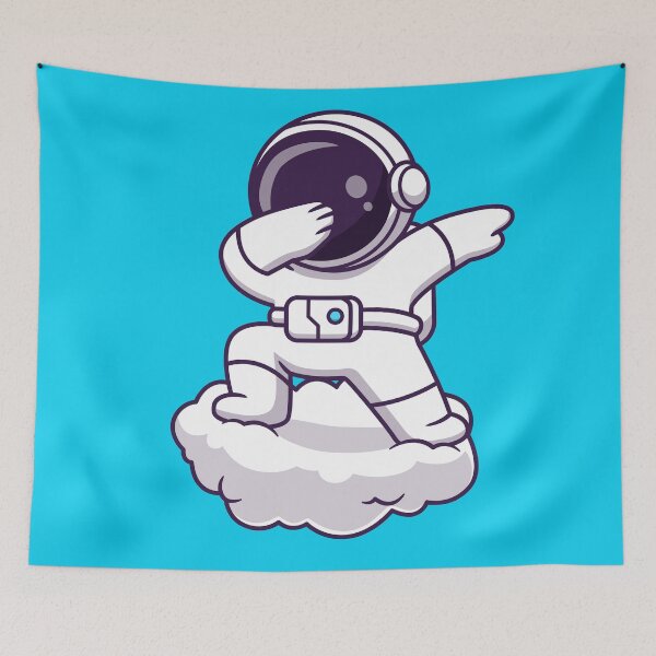 Item preview, Cute Astronaut Dabbing on Cloud: Cartoon Vector Icon Illustration designed and sold by hjian8219.