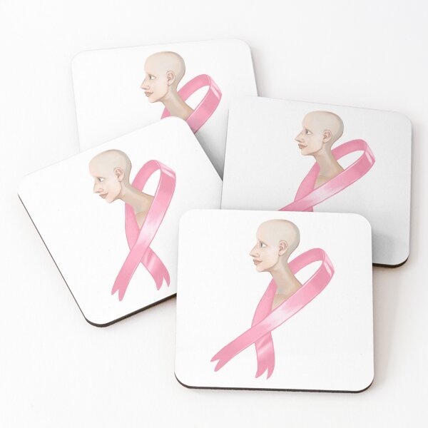 Item preview, Pink Cancer Ribbon Head designed and sold by AliceMermaid.
