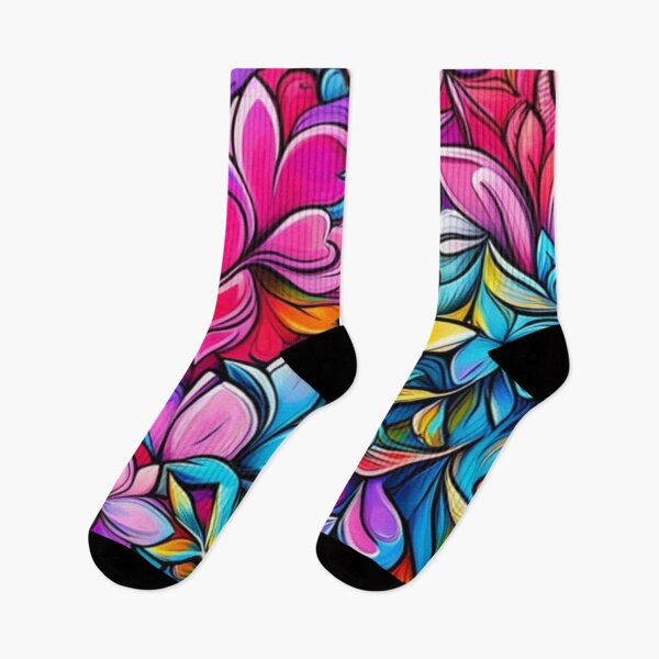 Item preview, Abstract Colorful Floral Pattern designed and sold by calibrit.