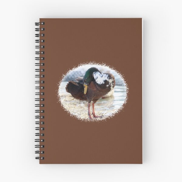 Item preview, Running duck in the snow designed and sold by anatida.