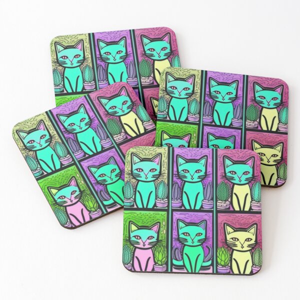 Item preview, Cat collage  designed and sold by Roxburylane.