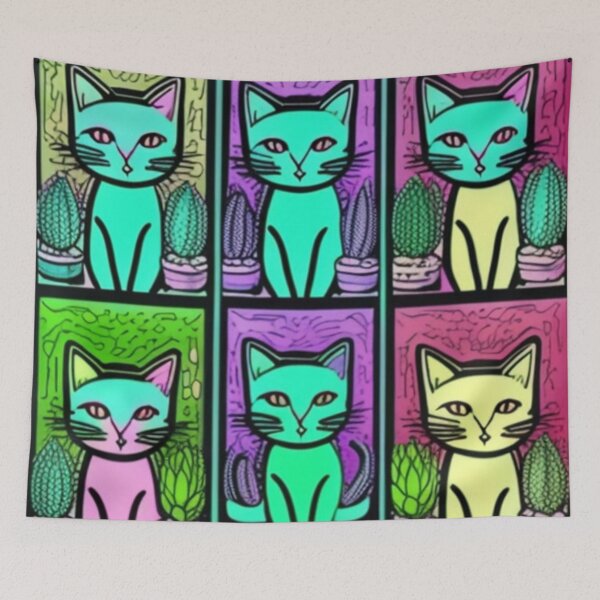 Item preview, Cat collage  designed and sold by Roxburylane.