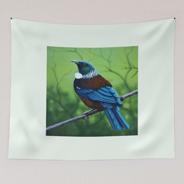 Item preview, New Zealand Tui - also called Parson bird designed and sold by TeeTeknology.