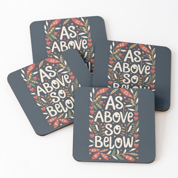 Item preview, As Above, So Below | Typography & Native Plants designed and sold by MildOrangeStore.