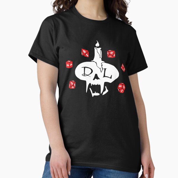 Item preview, DreadLore Skull Red Dice - no words white lettering no outline designed and sold by billbunkum.