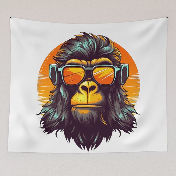 Item preview, Cool Monkey Wearing Sunglasses designed and sold by Win Hardy.