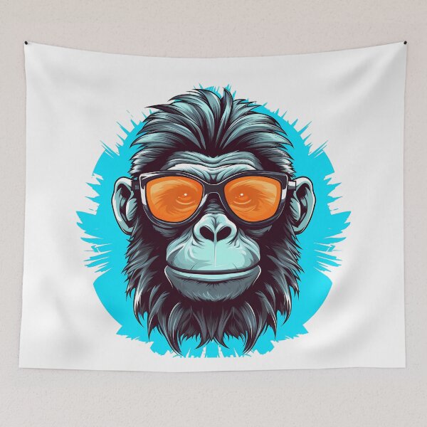 Item preview, Cool Monkey Wearing Sunglasses designed and sold by Win Hardy.
