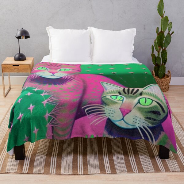 Item preview, Cats and cacti  designed and sold by Roxburylane.