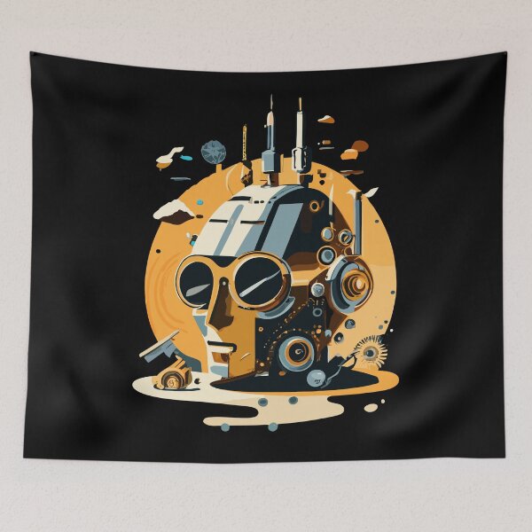 Item preview, Metallic Robot Portrait Prifile designed and sold by Metallican.