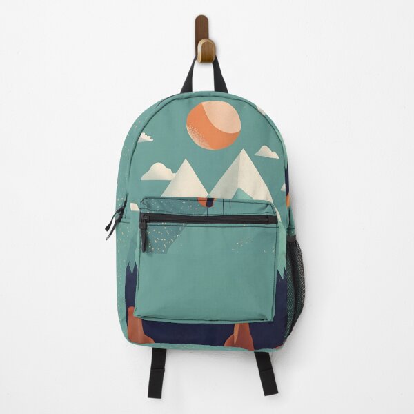 Item preview, Floating Mountains | Minimalist Illustration Design designed and sold by MildOrangeStore.