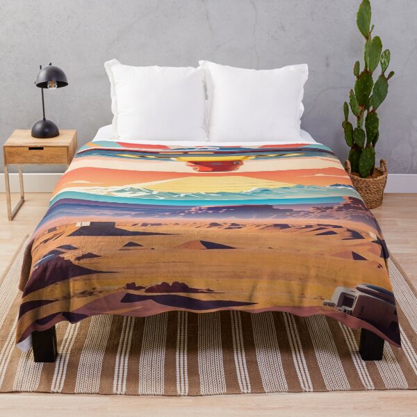 Item preview, Flying saucer over the desert designed and sold by M-Y-A-R-T-.