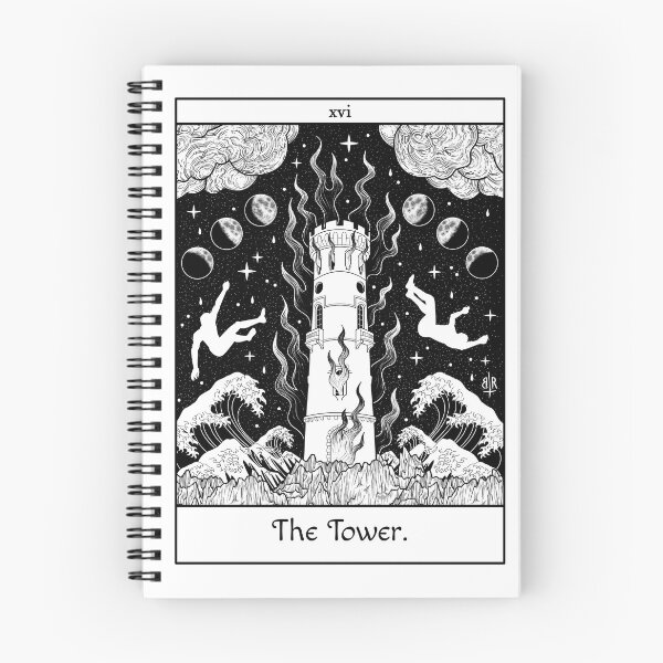 Item preview, The Tower Tarot Card designed and sold by benjaminrose.
