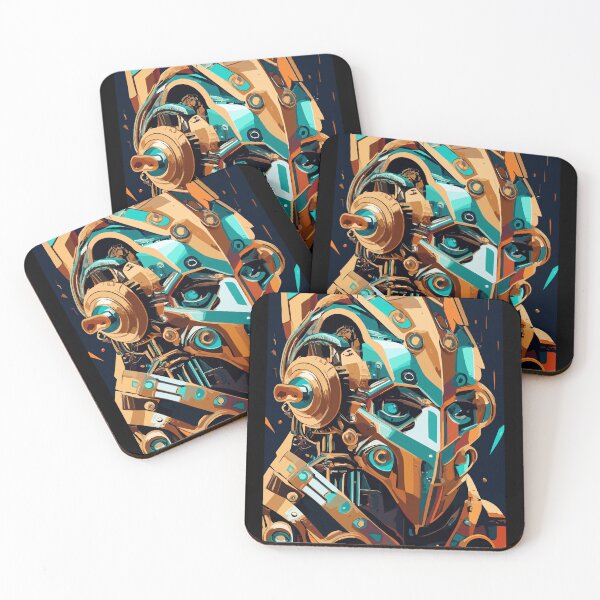Item preview, Robot Metallic Portrait designed and sold by Metallican.
